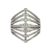 Bids.com 1.00ct Diamond Ring 14KT White Gold Rings
