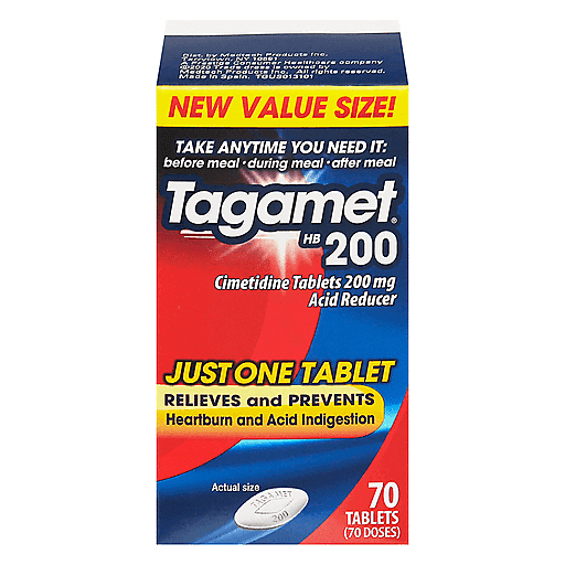 Tagamet Tagamet HB 200 Value Size Acid Reducer 70 Tablets Health & Beauty