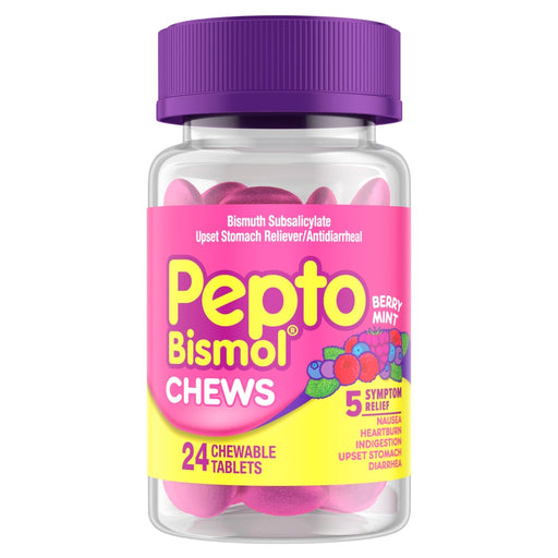 Pepto-Bismol Pepto-Bismol® Berry Mint Chewable Tablets Health & Beauty