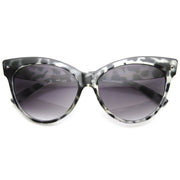 zeroUV High Pointed Tip Inset Frame Oversize Cat Eye Sunglasses 8462 Sunglasses