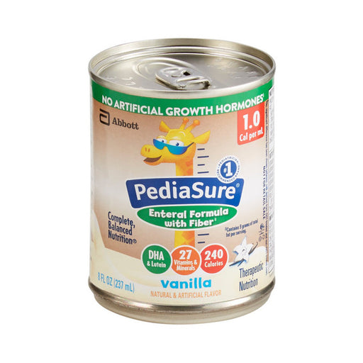PediaSure PediaSure Enteral With Fiber Pediatric Oral Supplement / Tube Feeding Formula, 8 Oz. Can 1143679 Nursing & Feeding