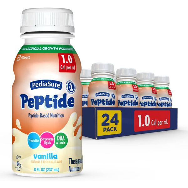 PediaSure Pediasure Peptide 1.0 Cal Vanilla 24 X 8 Oz Institutional Peptide