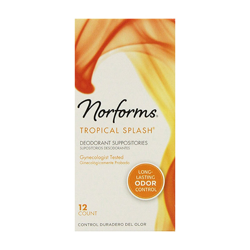 Norforms Norforms Feminine Deodorant Suppositories Tropical Splash Feminine Deodorant Antique White