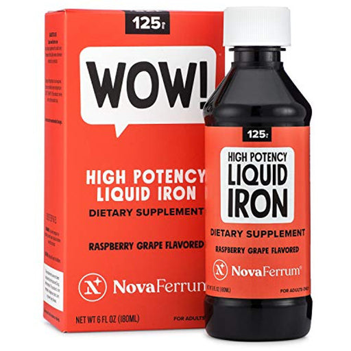 NovaFerrum NovaFerrum 125 High Potency Liquid Iron Supplement For Adults, 6 Fl Oz Vitamins & Supplements