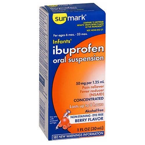 Sunmark Sunmark Infants Ibuprofen Oral Suspension, Berry 1 Oz Medical Supplies