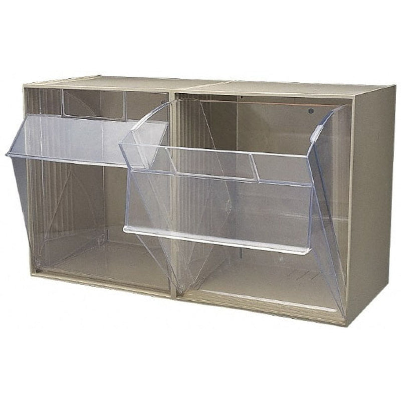 Quantum Storage Systems Quantum Storage Systems QTB302IV Bins, 2 Tip Out, Ivory Storage & Organization