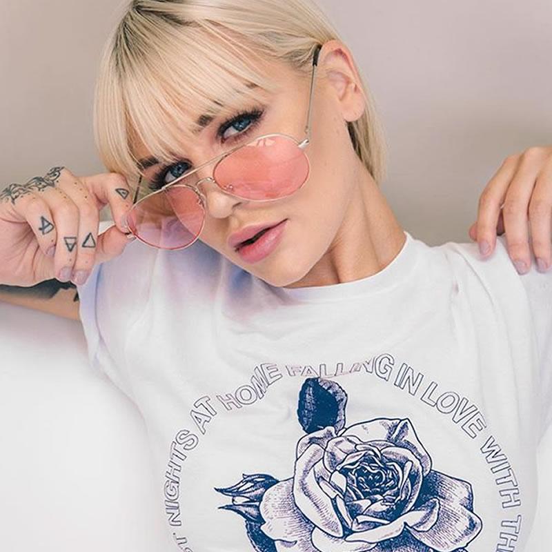 zeroUV Retro Metal Color Tinted Lens Aviator Sunglasses 8405 59mm Sunglasses