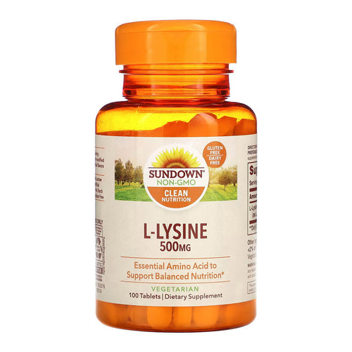Sundown Sundown L Lysine, 500 Mg, Tablets Vitamins & Supplements