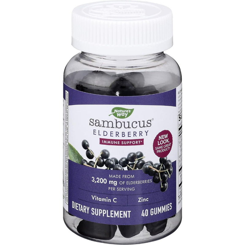 Nature's Way Nature's Way Gummies Sambucus Elderberry Vitamins & Supplements