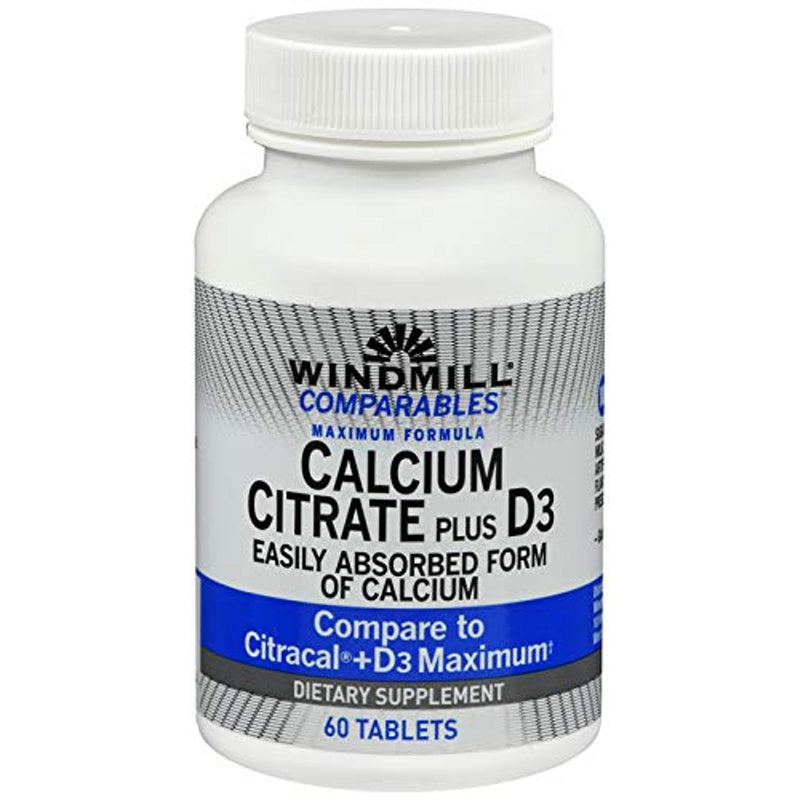 Windmill Windmill Calcium Citrate + D, Tablets Vitamins & Supplements Lavender