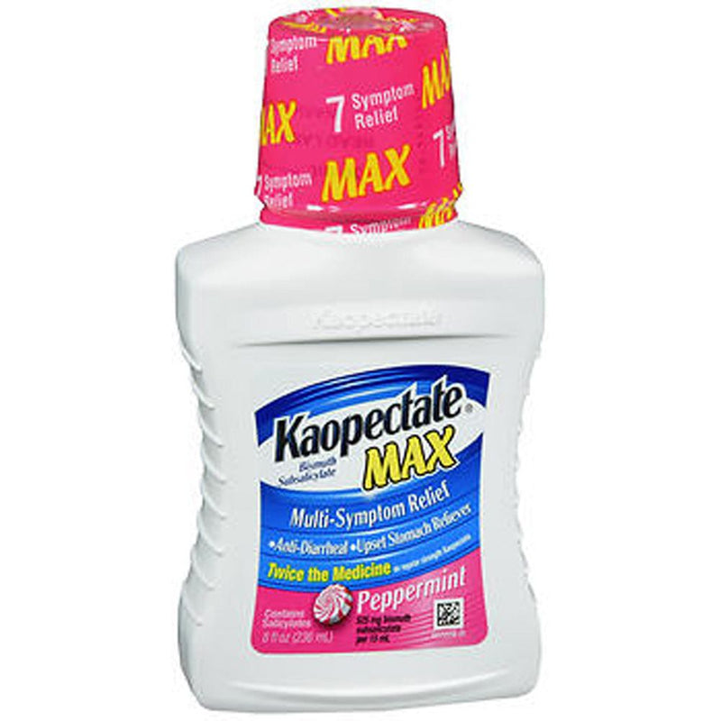 Kaopectate Kaopectate Anti-Diarrheal/Upset Stomach Reliever, Max, Peppermint Personal Care White Smoke