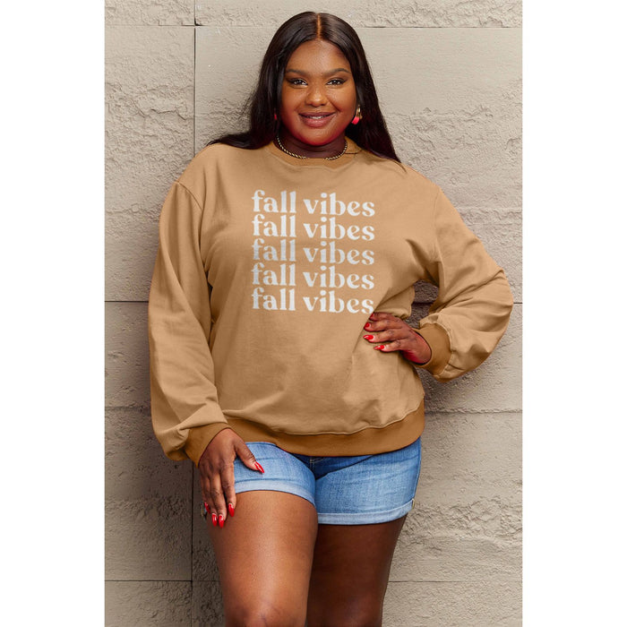 Simply Love FALL VIBES Graphic Sweatshirt