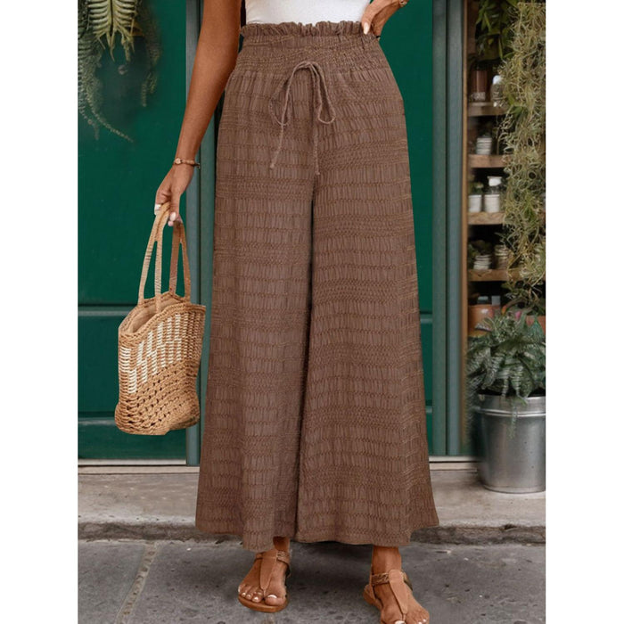 Tied Wide Leg Pants