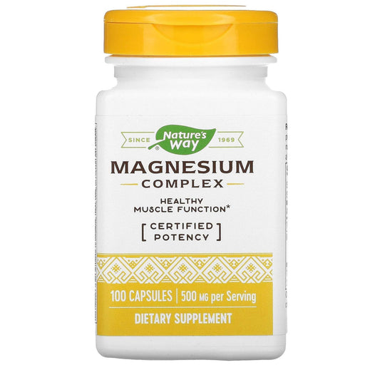 Nature's Way Nature's Way Magnesium Complex, 500 Mg, Capsules Vitamins & Supplements