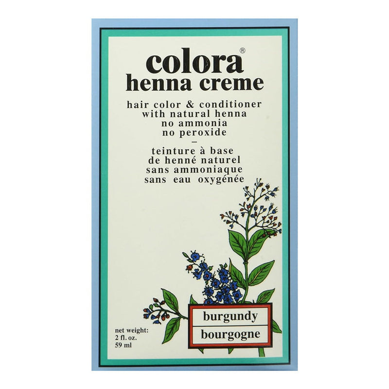 Colora Colora Colora Henna Cream, Burgundy, 59ml Hair Color Antique White