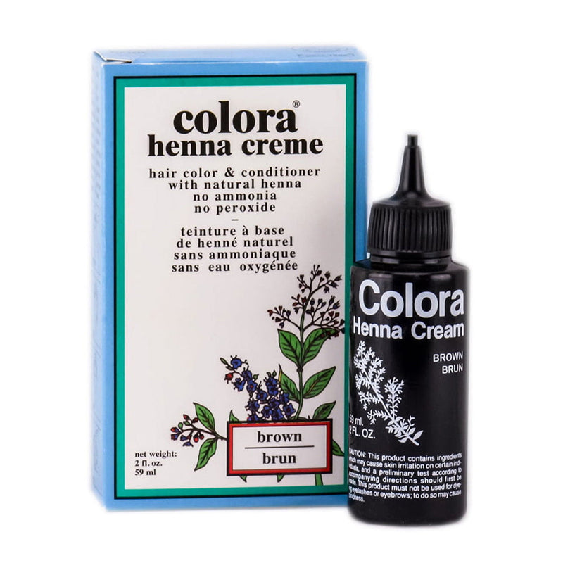 Colora Colora Colora Henna Cream, Brown, 59ml Hair Color White Smoke