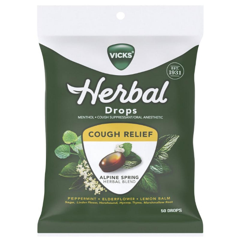 Vicks Vicks Herbal Alpine Spring Cough Relief Drops Health & Beauty
