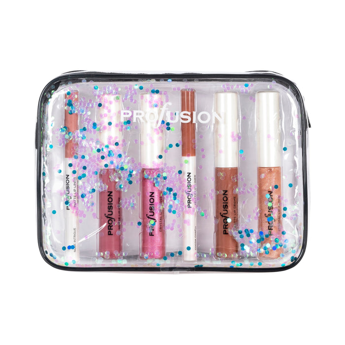 Profusion Cosmetics - White Crystals Beauty Bags