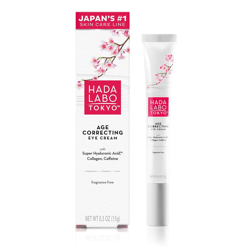 Hada Labo Tokyo Hada Labo Tokyo Age Correcting Eye Cream - 0.5 Fl Oz Skin Care White Smoke