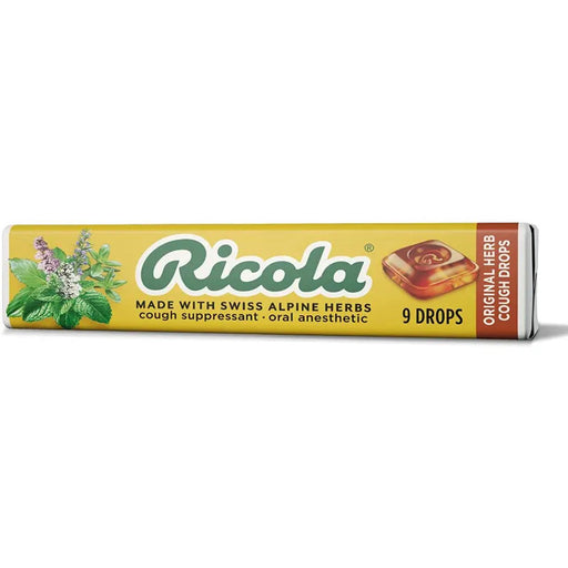 Ricola Ricola Original Natural Herb Cough Suppressant Throat Drops Health Care