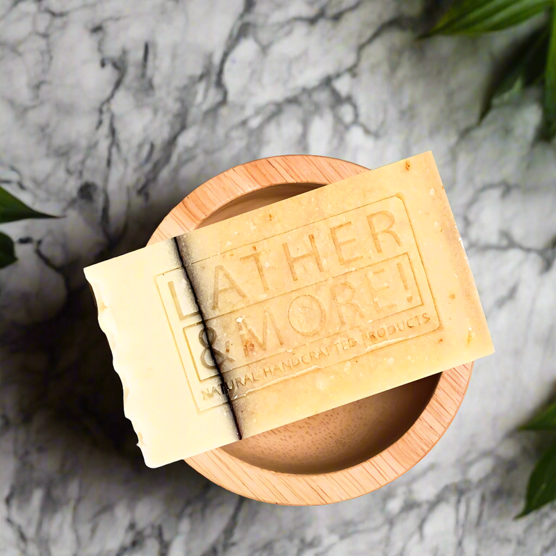 Lather and More! Oatmeal Milk and Honey Soap Soap Gray