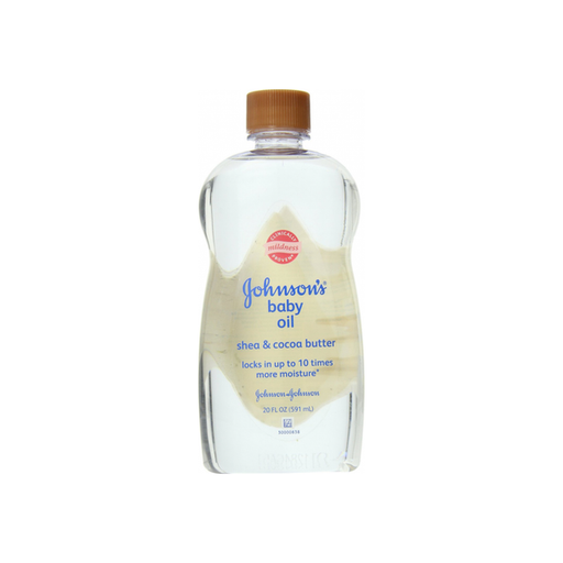 Johnson's Baby Johnson's Shea & Cocoa Butter Baby Oil - 20 Oz Baby & Toddler Alice Blue