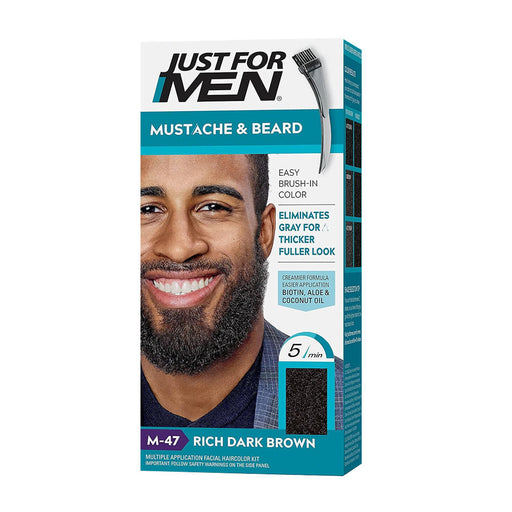 Just For Men Just For Men Rich Dark Brown M-47 Mustache & Beard Personal Care
