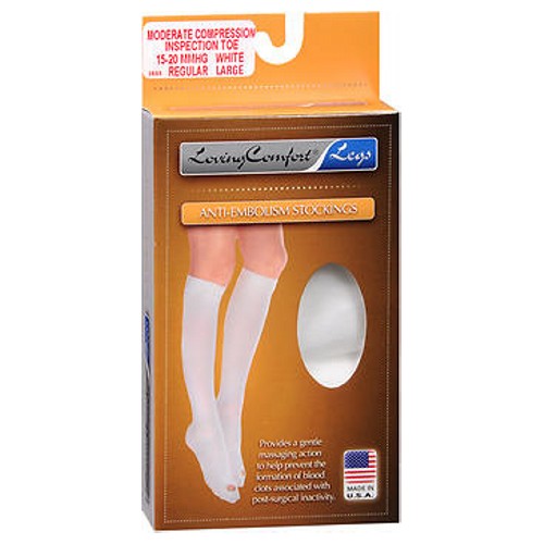 Scott Specialties Loving Comfort Anti-Embolism Stockings Open Toe Large 1 Ct Tortillas & Wraps