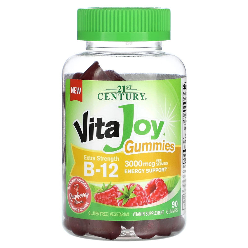 21st Century 21st Century Vitajoy Gummies Extra Strength B-12 - Raspberry Vitamins & Supplements