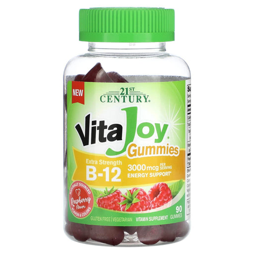 21st Century 21st Century Vitajoy Gummies Extra Strength B-12 - Raspberry Vitamins & Supplements