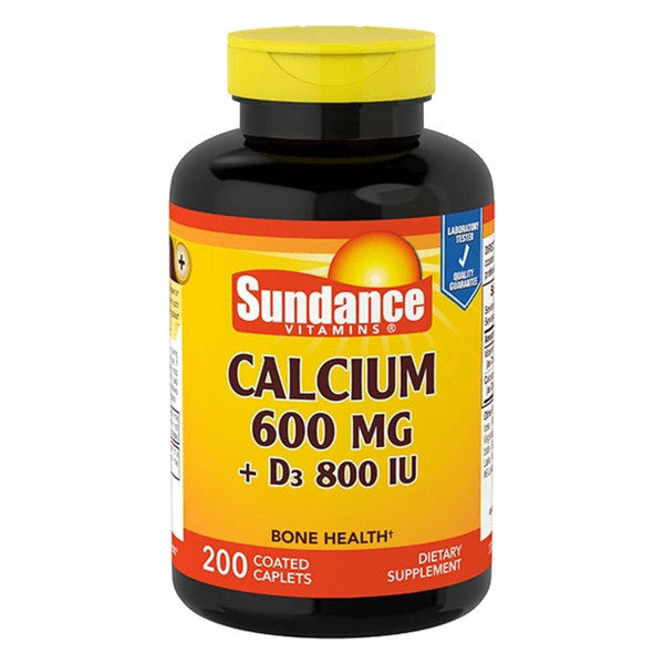 Sundance Sundance Vitamins Calcium 600 Mg + D3 800 IU - 60 Caplets Vitamins & Supplements
