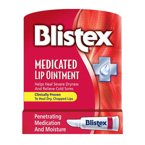 Blistex Blistex Medicated Lip Ointment Tube, 0.21 Oz Health & Beauty Maroon