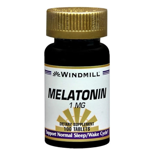 Windmill Melatonin Tablet  1 Mg  100Ct Vitamins & Supplements