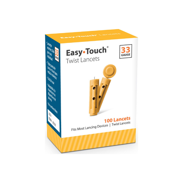 Easy Touch Easy Touch Twist Lancets 33 Gauge Gauges