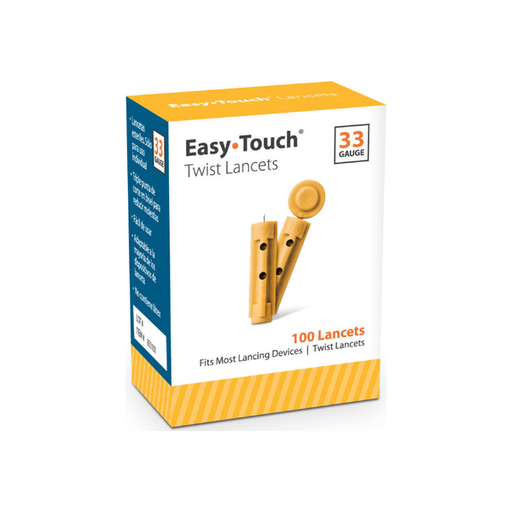 Easy Touch Easy Touch Twist Lancets 33 Gauge Gauges