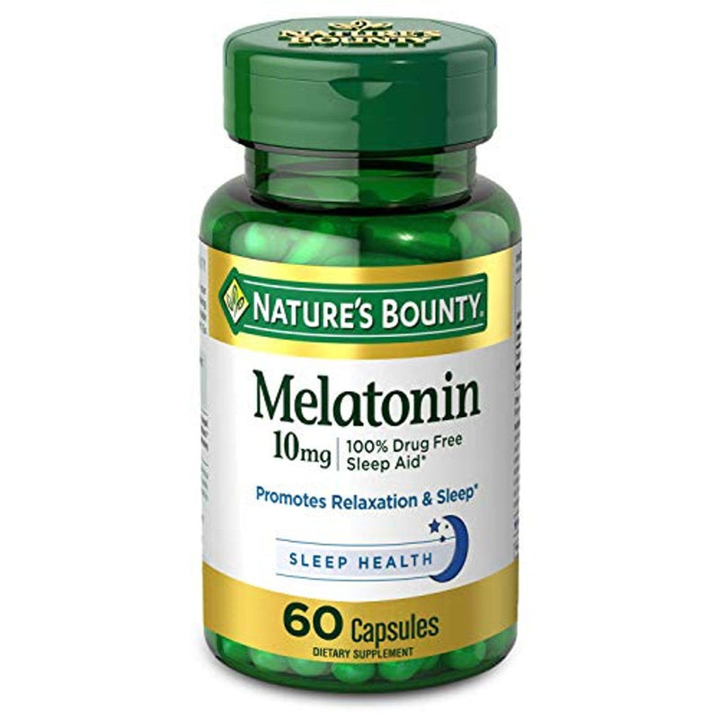 Nature's Bounty Nature's Bounty Melatonin Sleep Aid Capsules, 10 Mg Vitamins & Supplements