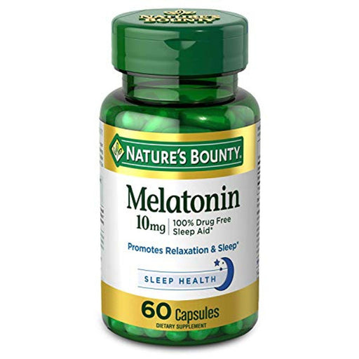 Nature's Bounty Nature's Bounty Melatonin Sleep Aid Capsules, 10 Mg Vitamins & Supplements