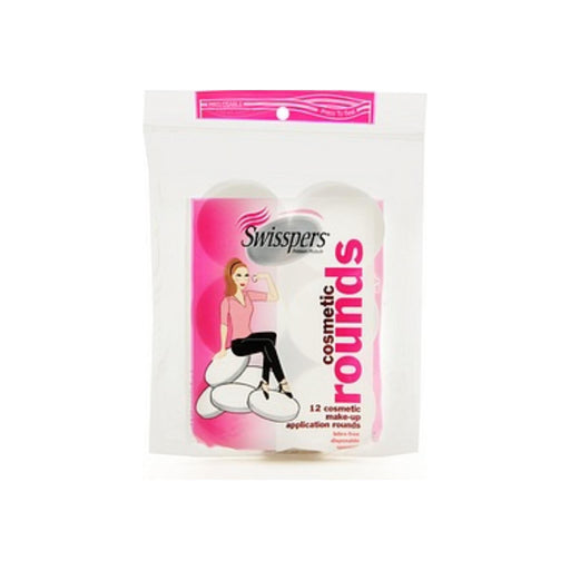 Swisspers Swisspers Cosmetic Rounds, Latex Free Cosmetics