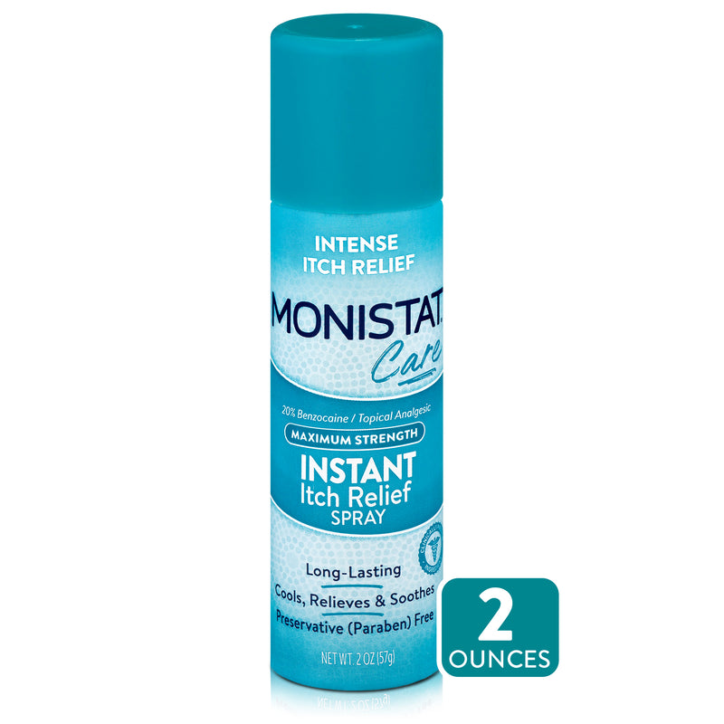Monistat Monistat Complete Care Maximum Strength Instant Itch Relief Spray Personal Care White Smoke