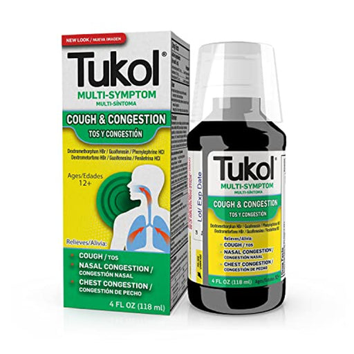 Tukol Tukol Cough & Congestion, Ages 12+ 4 Fl Oz Medicine & Drugs