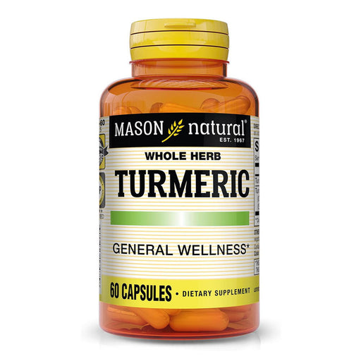 Mason Natural Mason Natural Turmeric  -Whole Herb - Capsules Vitamins & Supplements