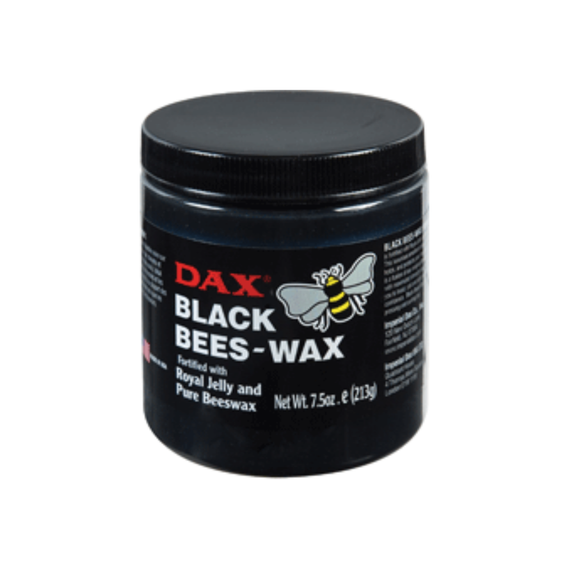 DAX DAX Black Beeswax Styling Wax – 7.5 oz, Fortified with Royal Jelly for Strong Hold Hair Care