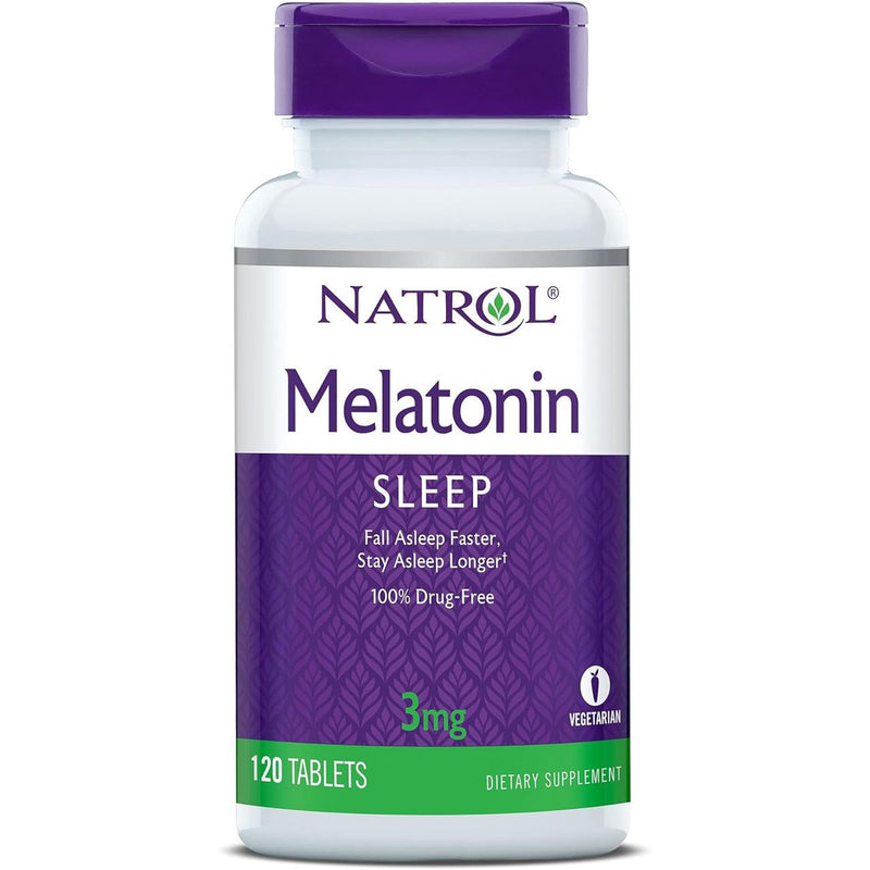 Natrol Natrol® Melatonin – 3 mg (120 Vegetarian Tablets) Vitamins & Supplements