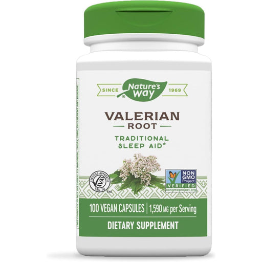 Nature's Way Nature's Way Valerian Root, 100 Vegan Capsules Vitamins & Supplements