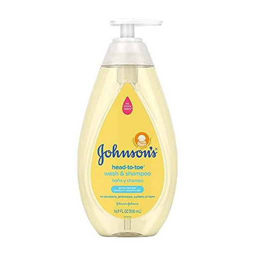 Johnson's Johnson's Head To Toe Tear Free Baby Body Wash & Shampoo, 16.9 Fl. Oz Shampoo White Smoke