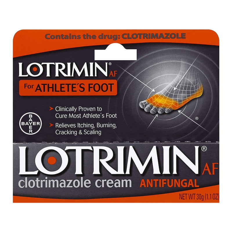 Lotrimin Lotrimin Clotrimazole Cream, For Athlete's Foot, Antifungal 30 G Personal Care