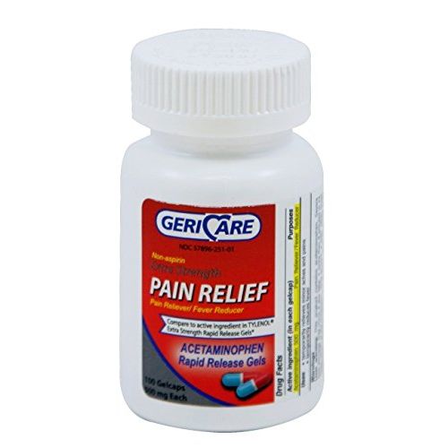 McKesson Brand McKesson Brand Extra Strength Rapid Release Pain Relief Gelcaps, 100count Medical Supplies