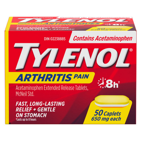 Tylenol Tylenol® Arthritis Pain – 650 mg Extended-Release Caplets Medicine & Drugs