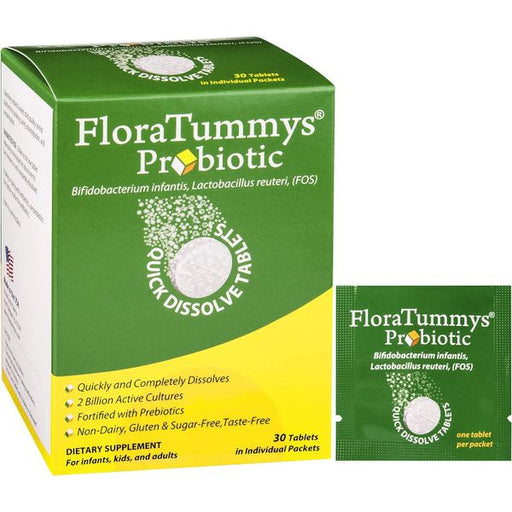 FloraTummys FloraTummys Probiotic Quick Dissolve Tablets For Adults, Kids, Infants Tablet Computers