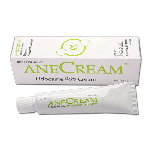 Anecream Anecream Lidocaine 4% Topical Anesthetic 30 Gm Medicine Cabinets